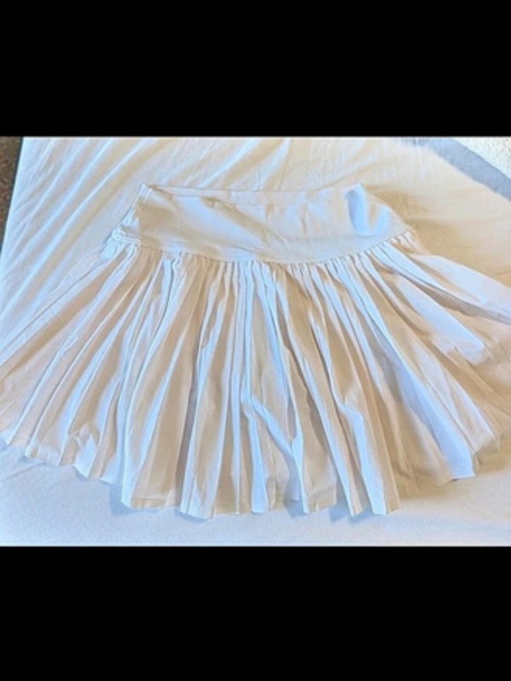 Aerie Offline White Pleated Skirt With Shorts Size S